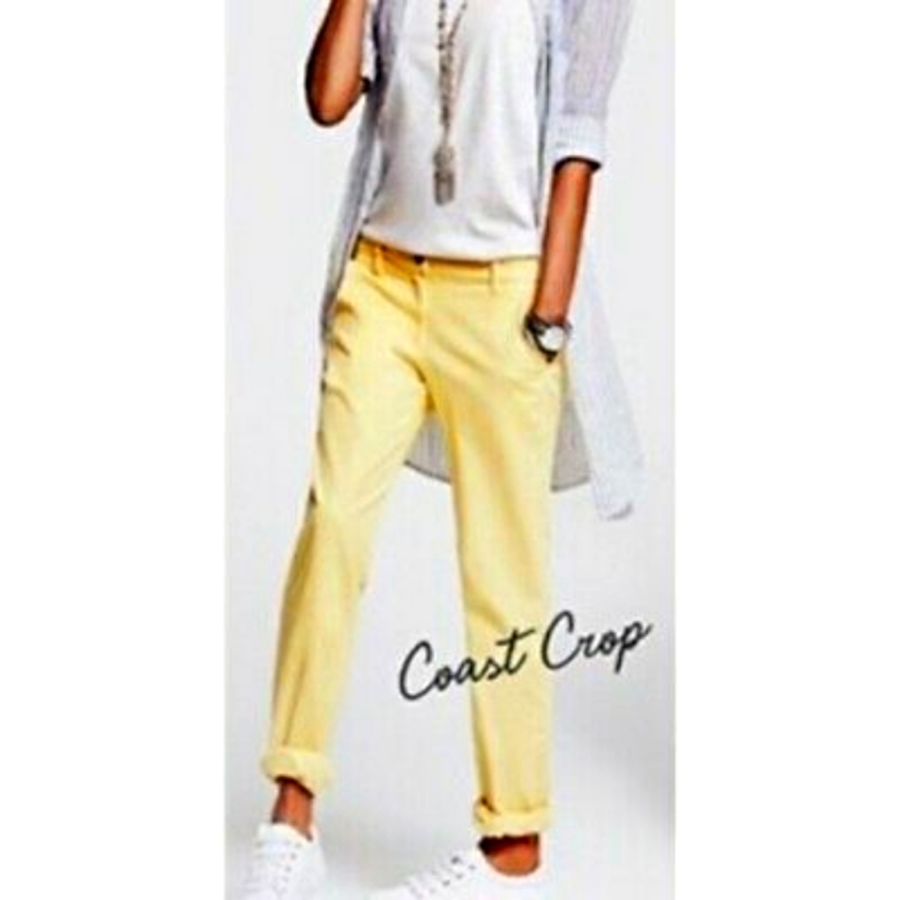 Coast crop flat front pants style #820. NWOT